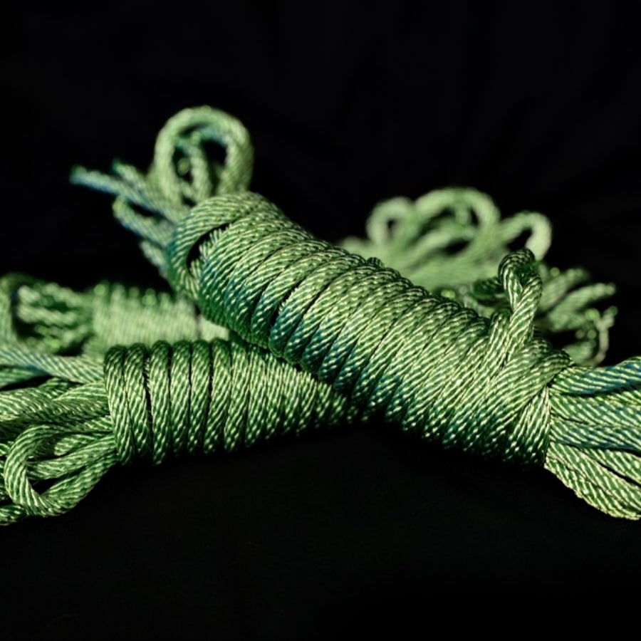 Shibari Rope Green Nylon Rope